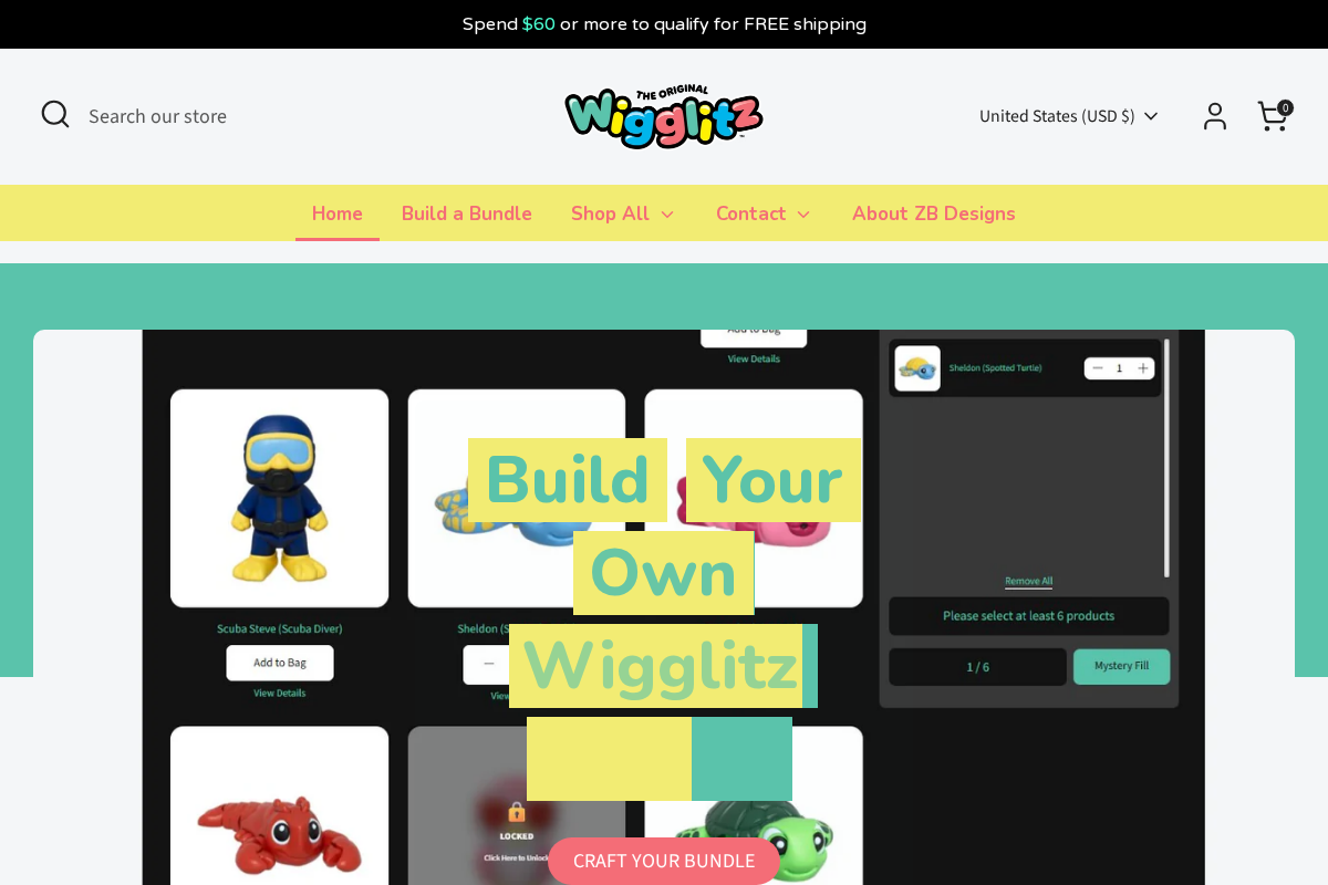 wigglitz.com homepage screenshot