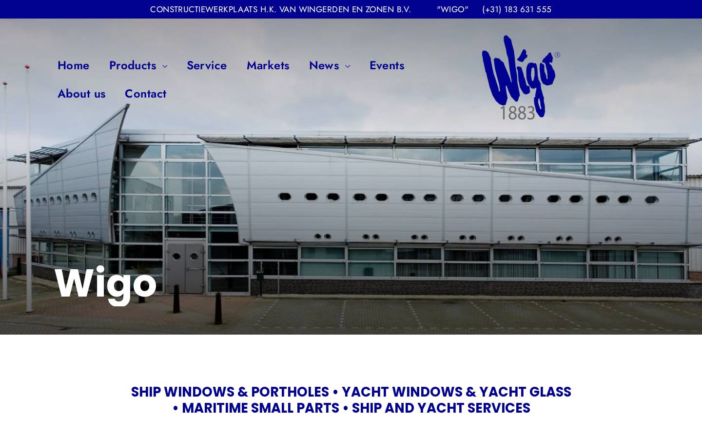wigo.nl homepage screenshot