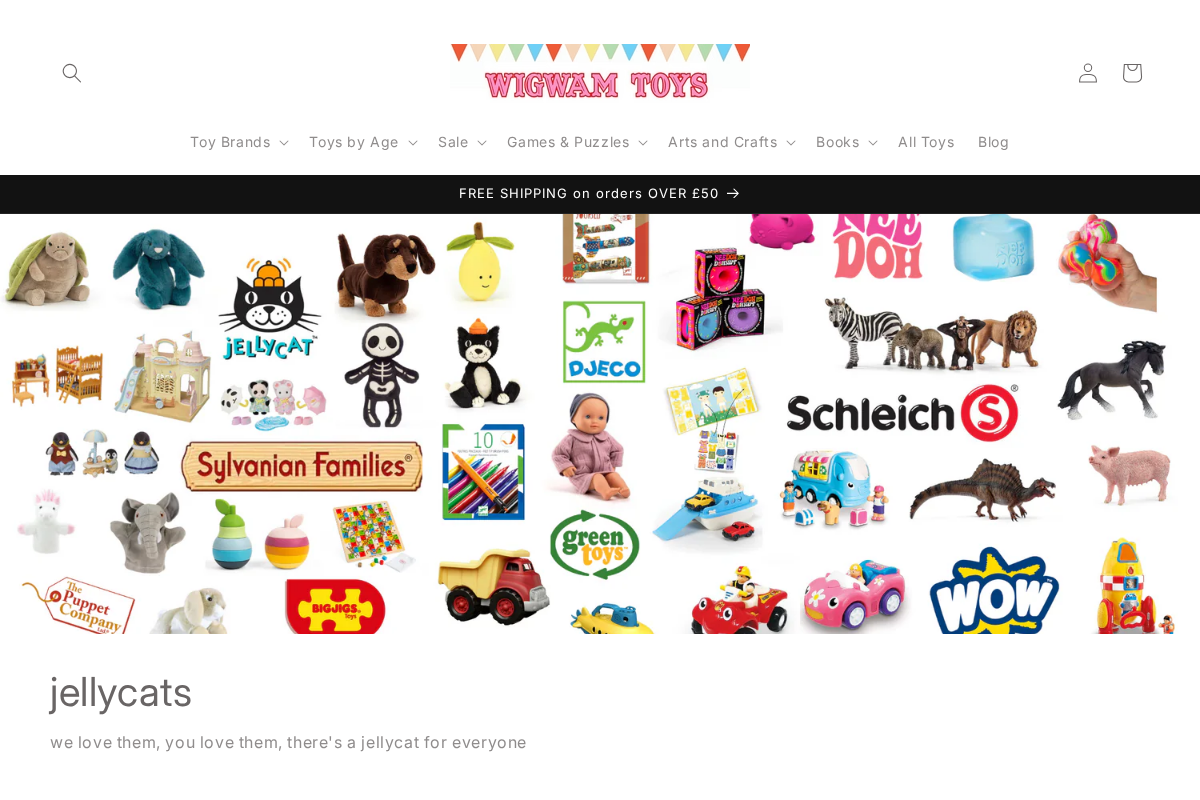 Wigwamtoys homepage screenshot