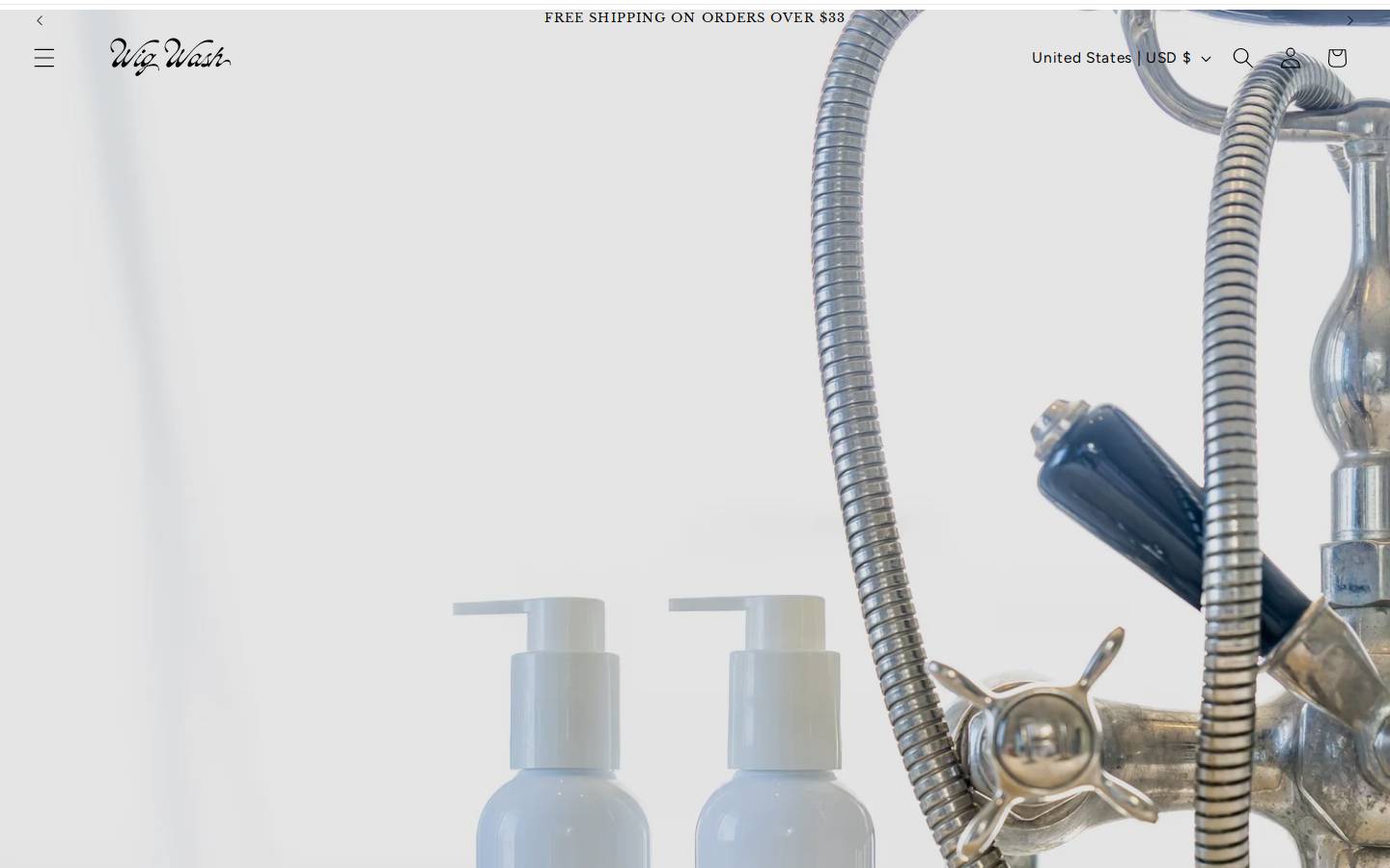 wigwashbeauty.com homepage screenshot