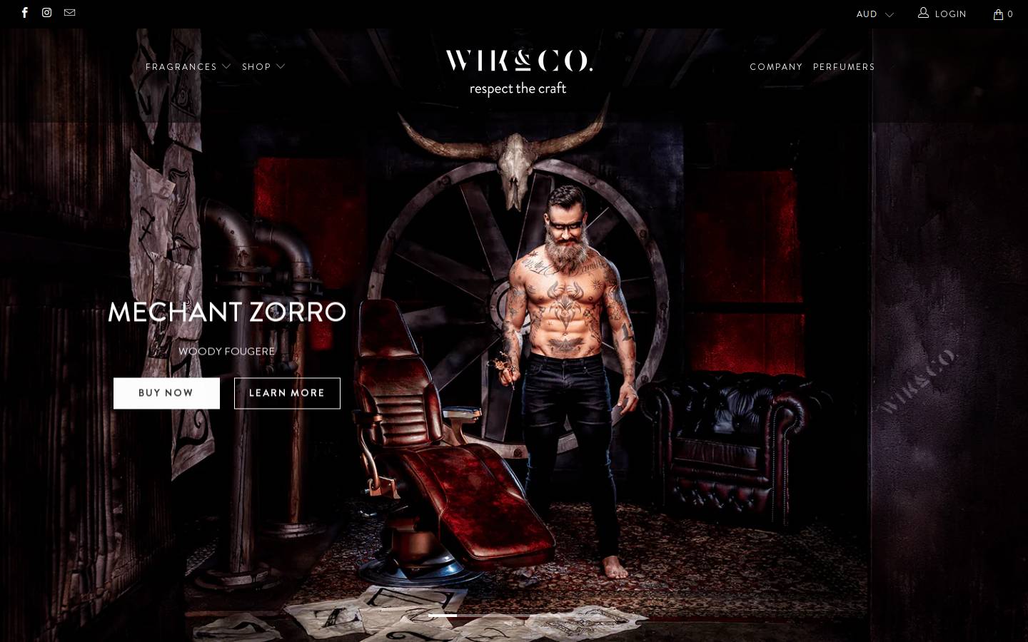 wikandco.com homepage screenshot