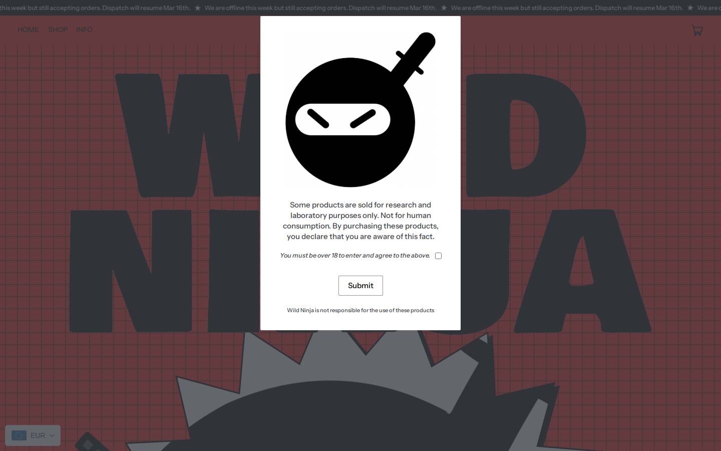 Minnesota Wild homepage screenshot