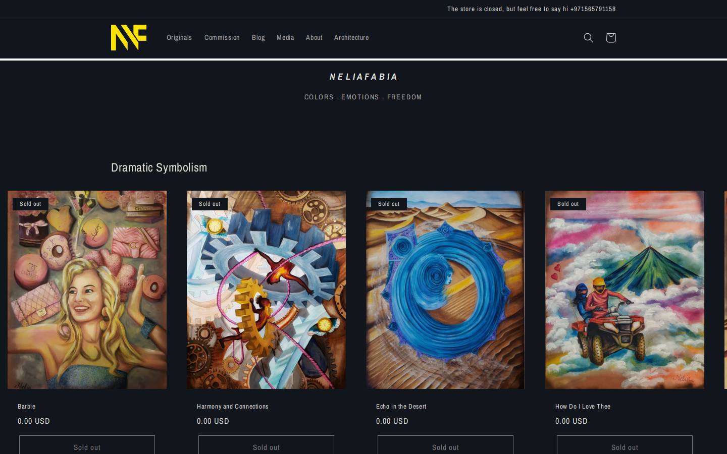 wildandsurreal.com homepage screenshot