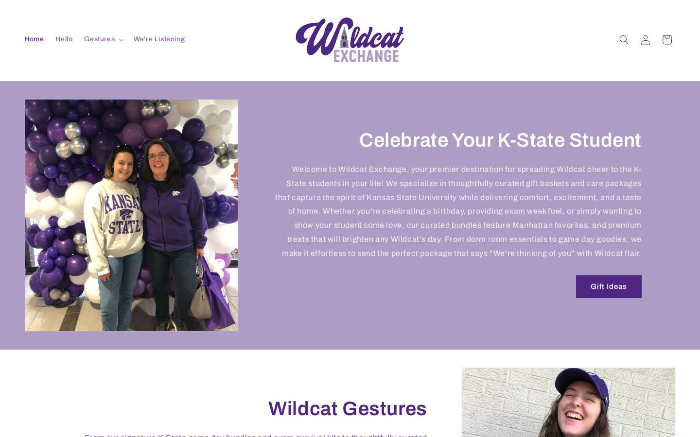 wildcatexchange.com homepage screenshot