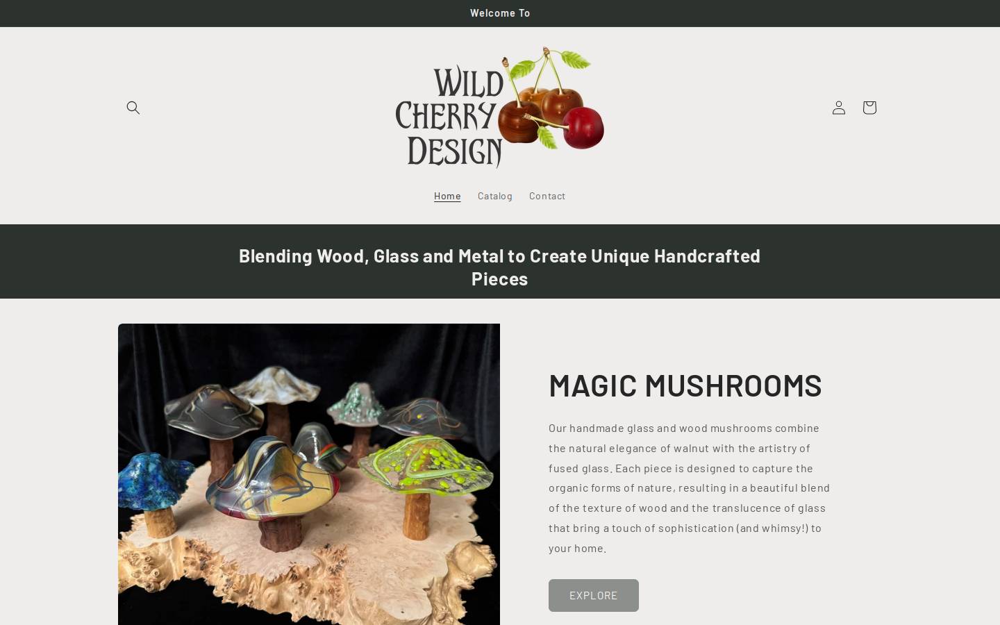 wildcherrydesign.com homepage screenshot