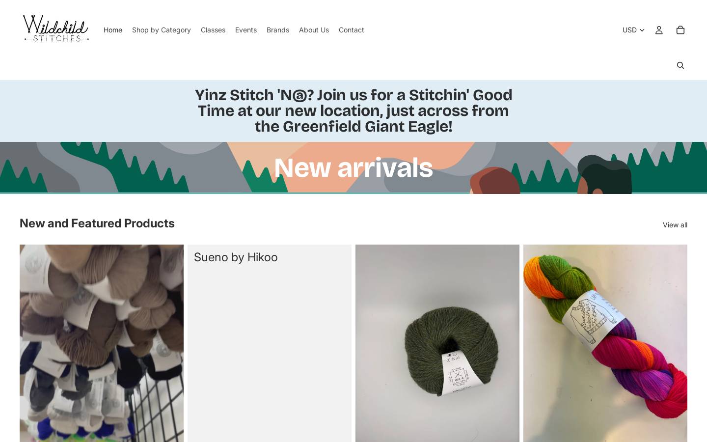 wildchildstitches.com homepage screenshot