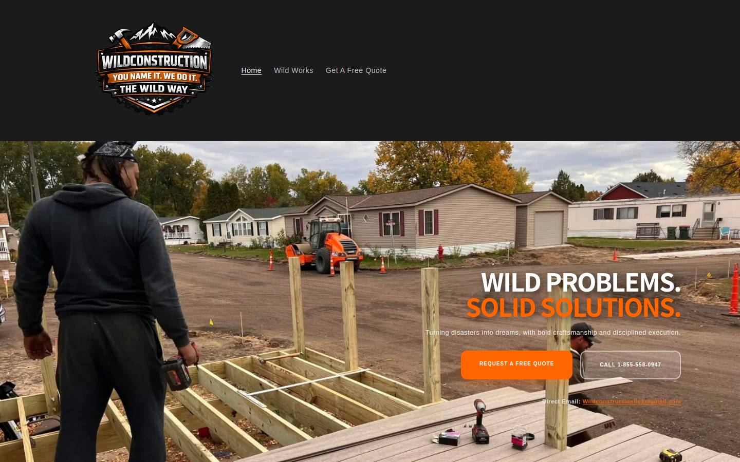wildconstructionllc.org homepage screenshot