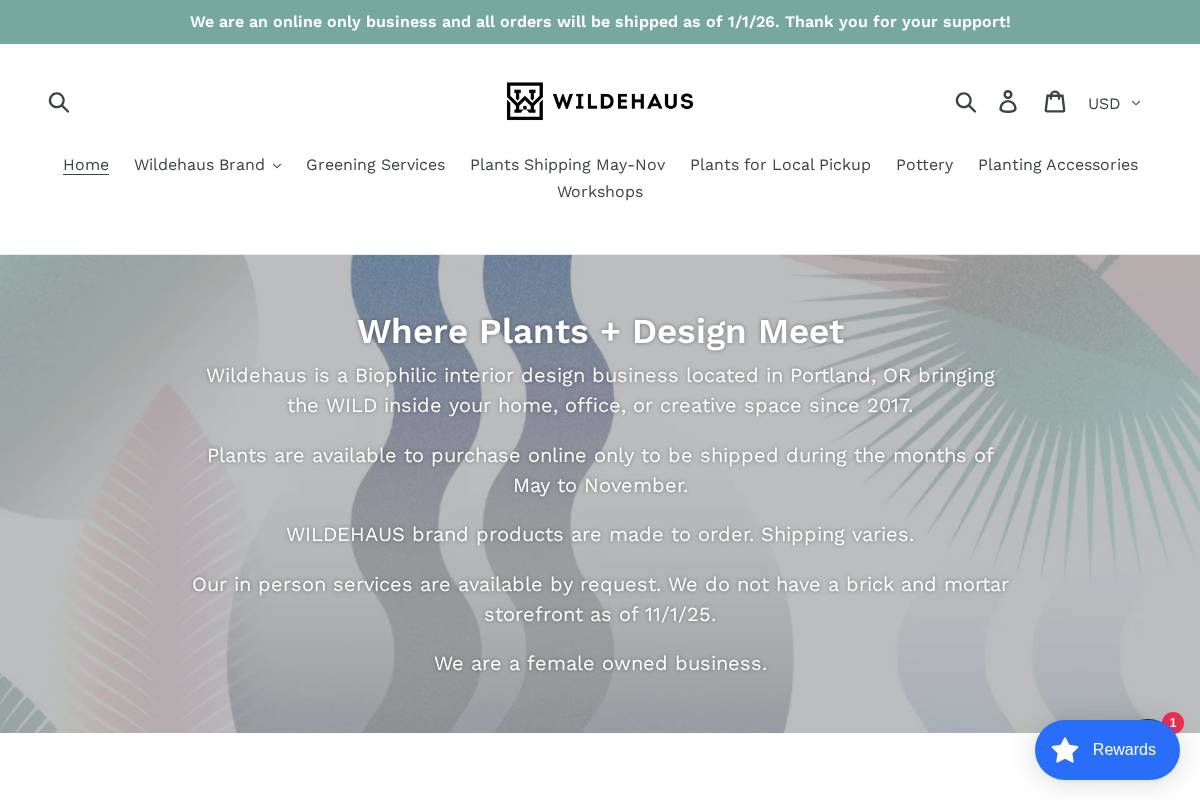 wildehauspdx.com homepage screenshot