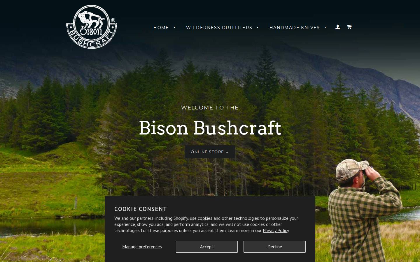 wildernessnatureguides.co.uk homepage screenshot