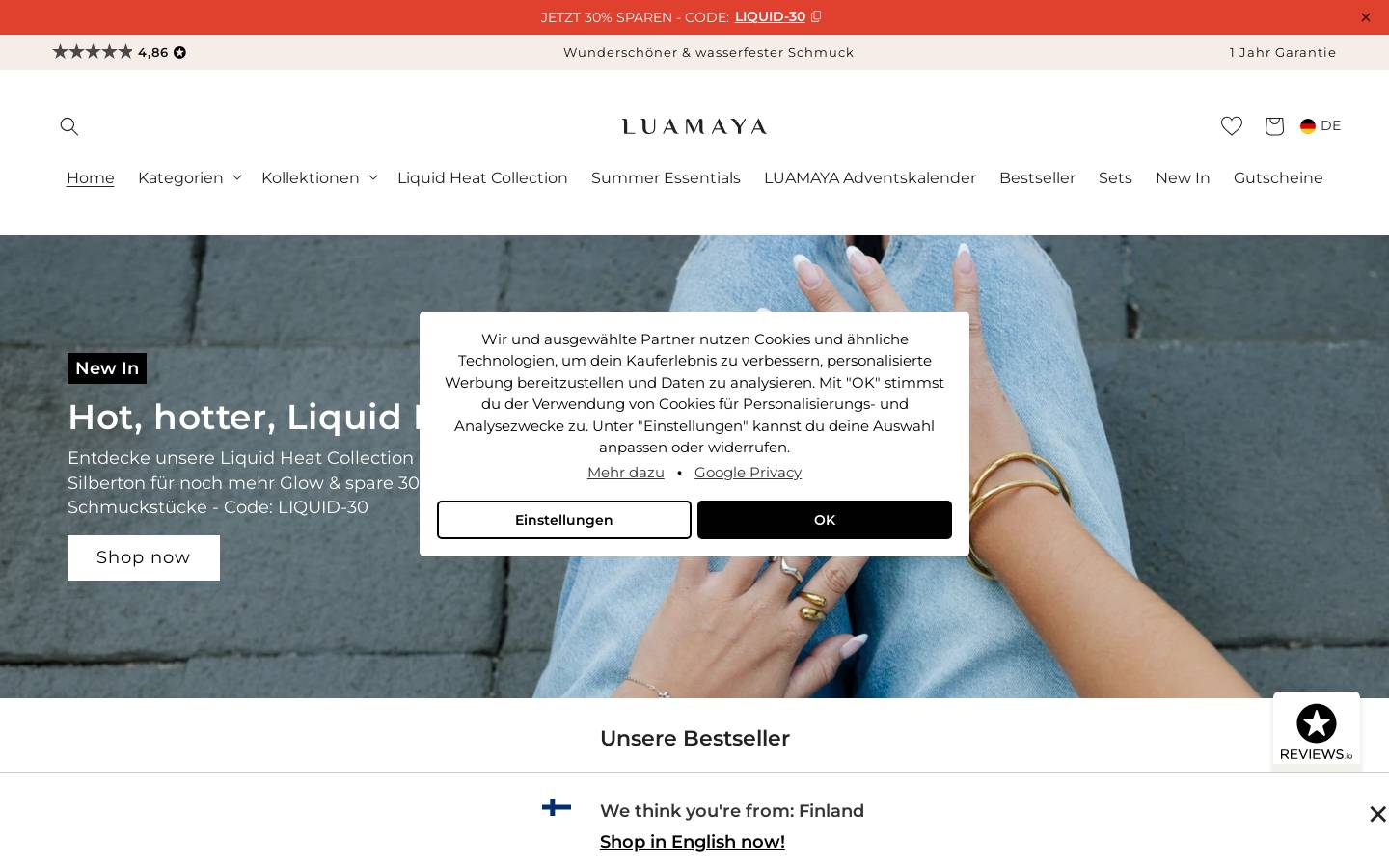 Wildflowers homepage screenshot