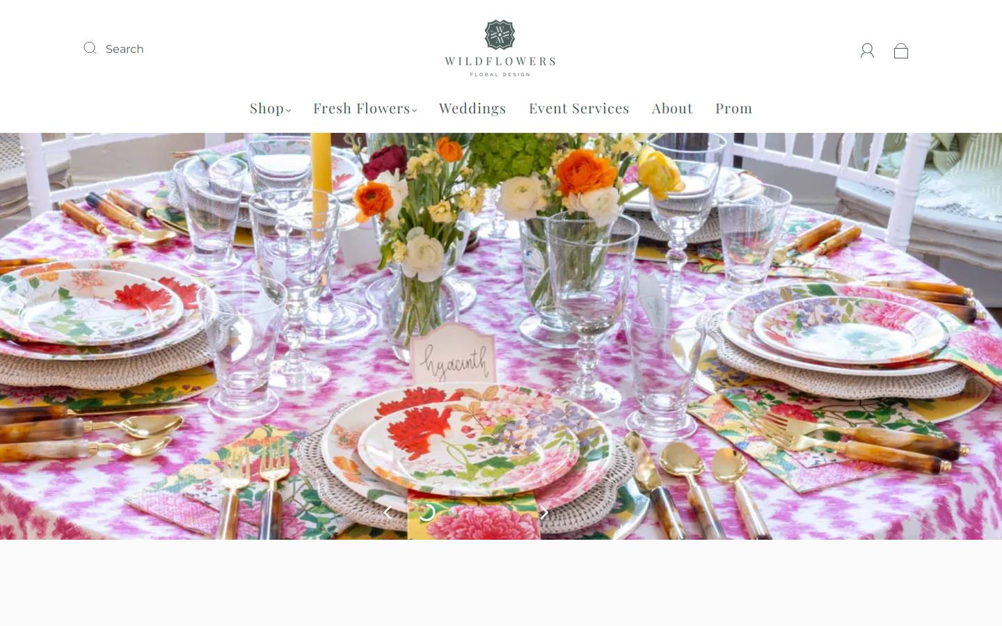 wildflowersfairhope.com homepage screenshot