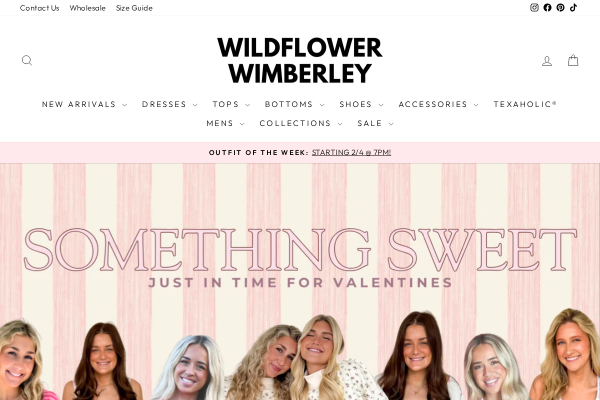 Wildflower / Texaholic® homepage screenshot