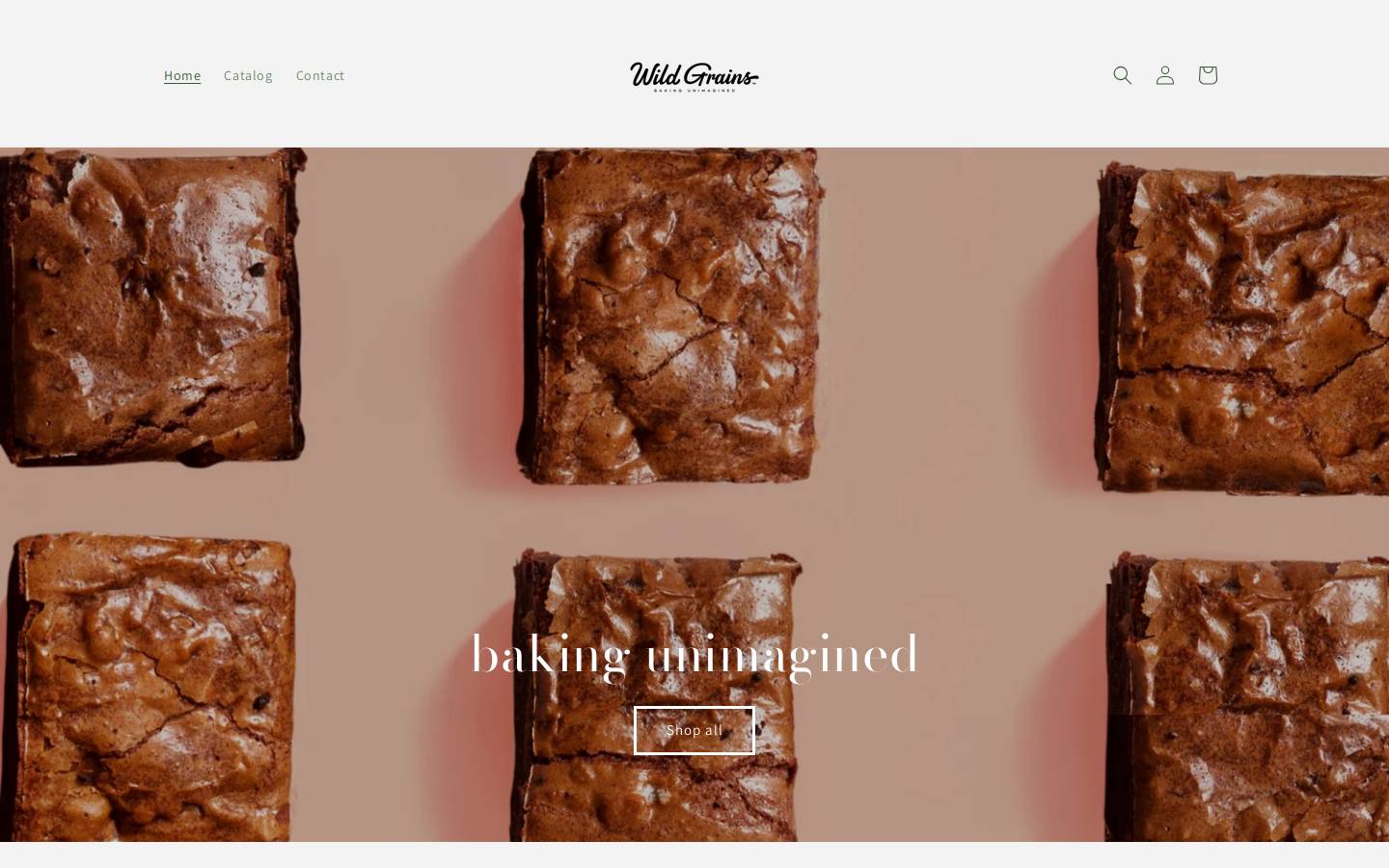 wildgrainsbaking.com homepage screenshot