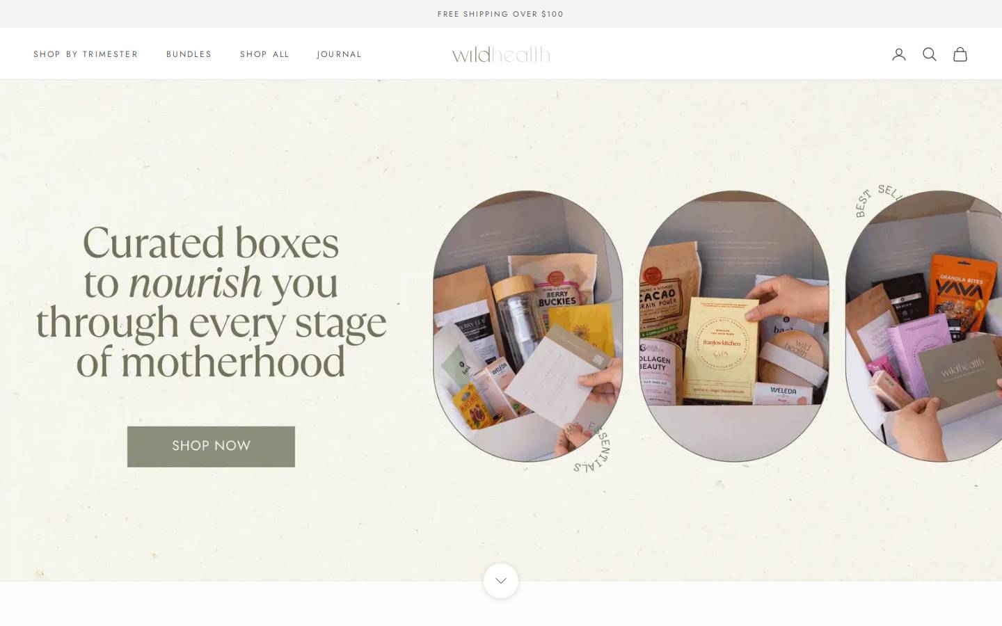 wildhealth.com homepage screenshot