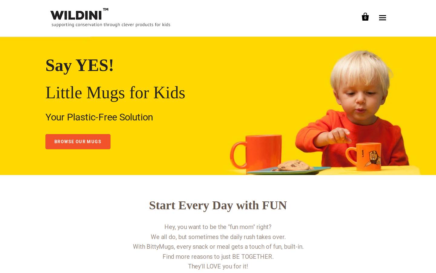 wildini.com homepage screenshot
