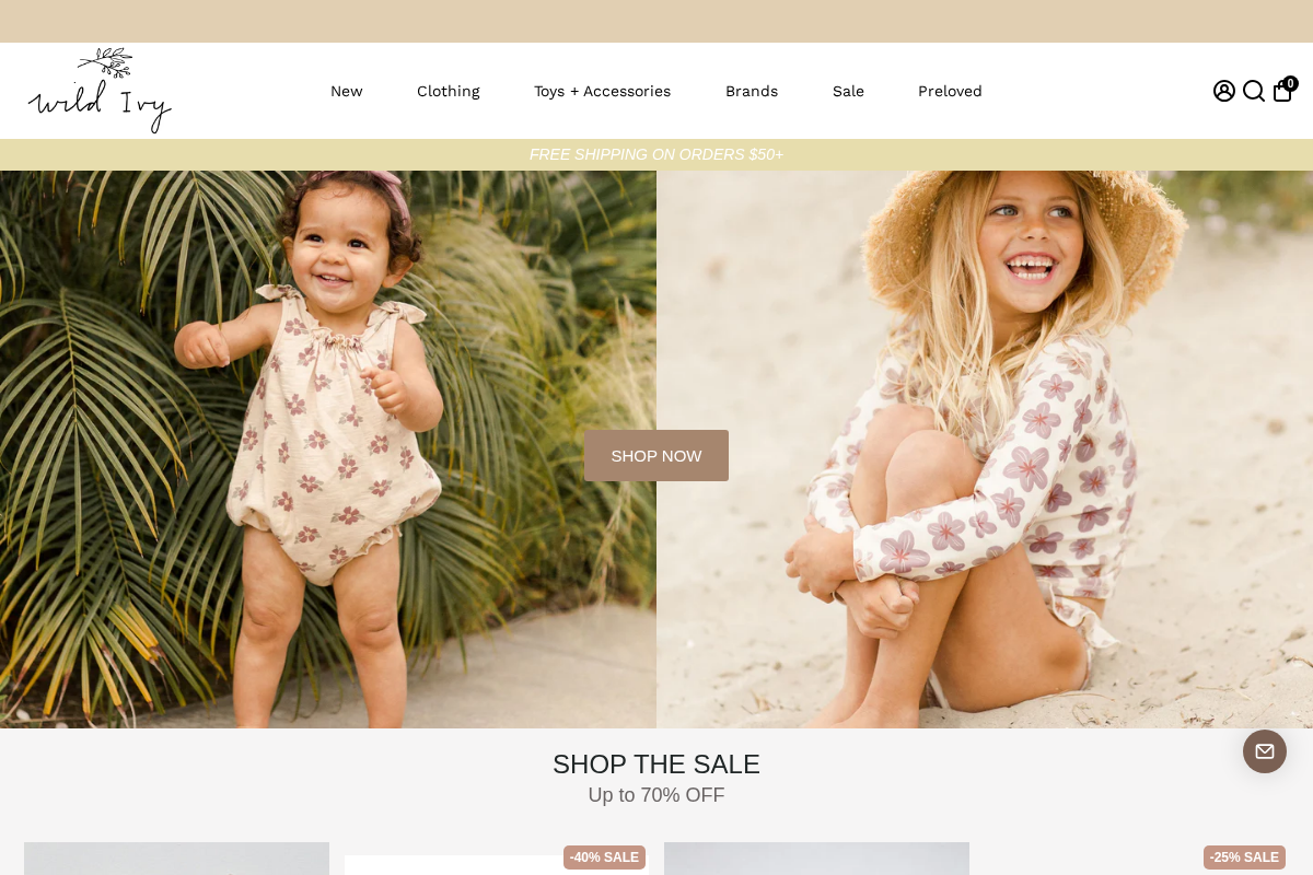 wildivy.co homepage screenshot