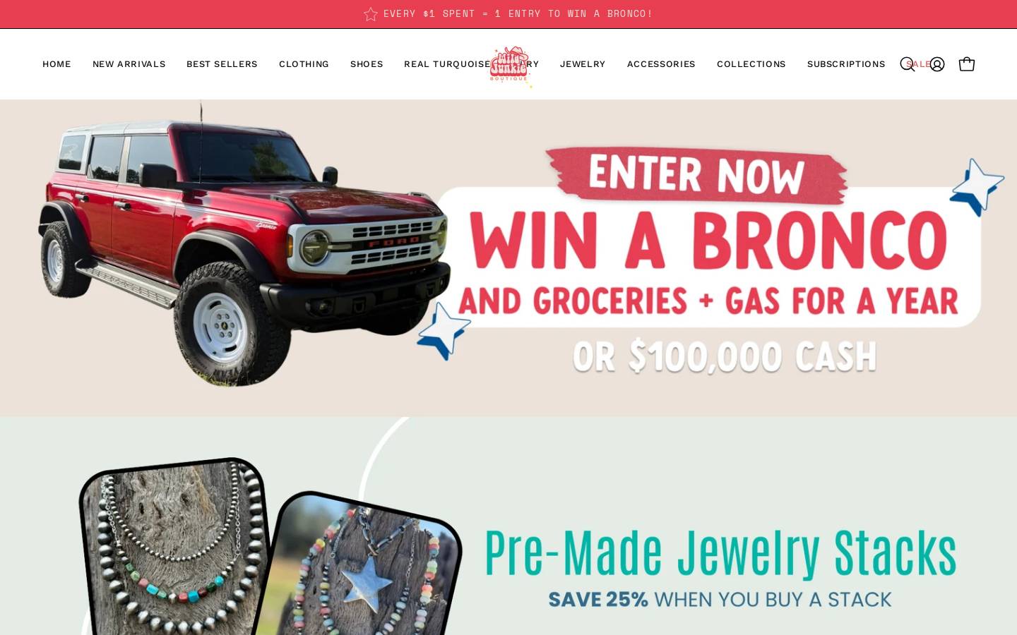 wildjunkie.com homepage screenshot