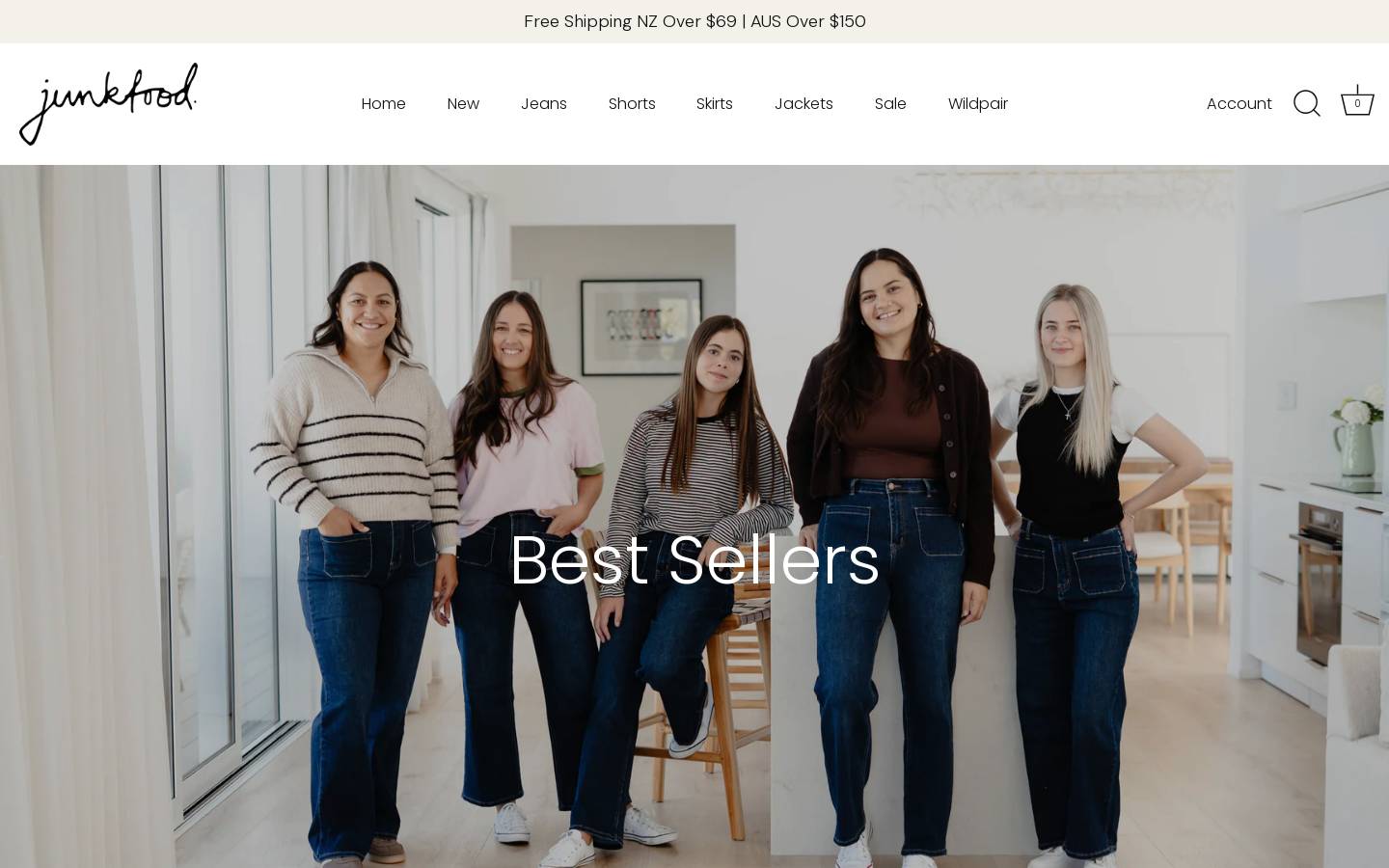 wildpairjeans.com homepage screenshot