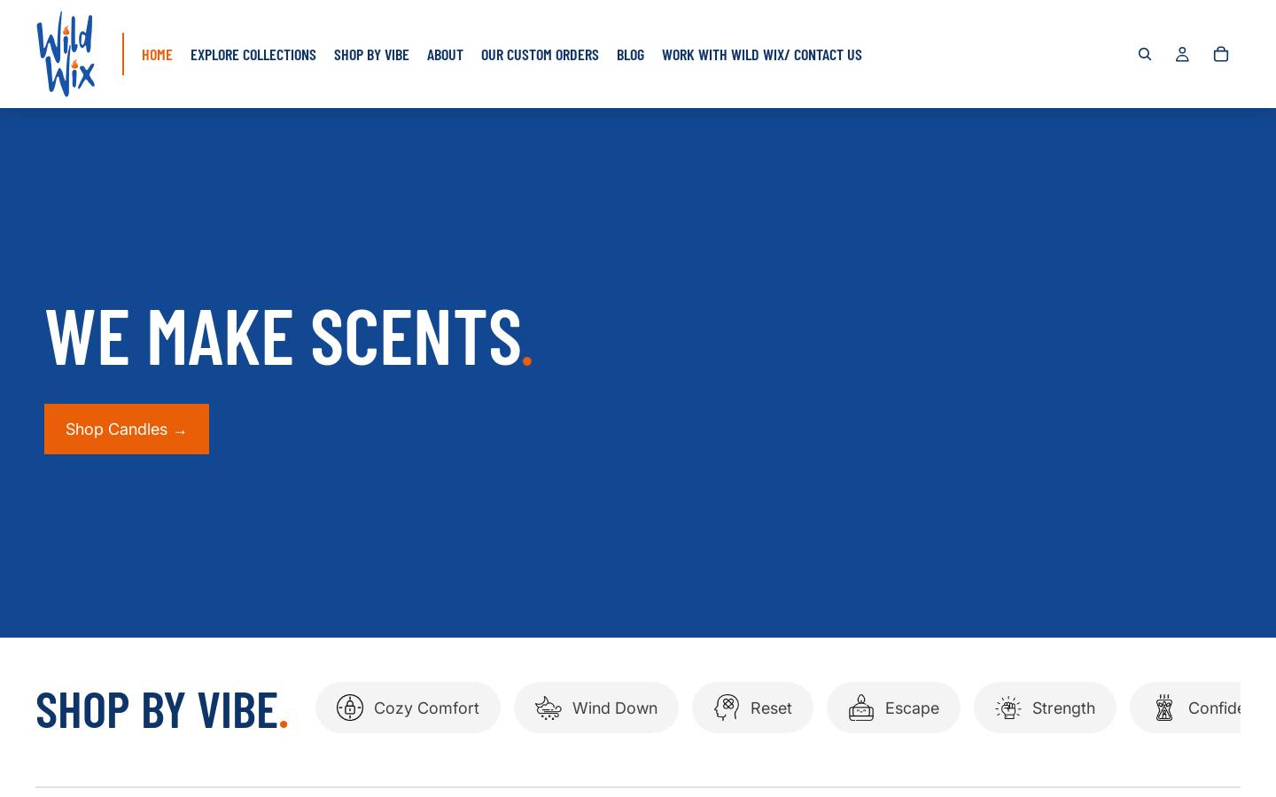 wildwix.com homepage screenshot