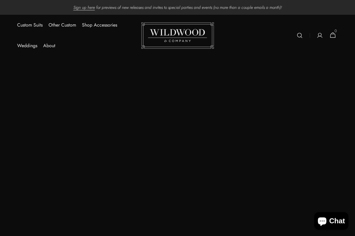 wildwoodcompany.com homepage screenshot