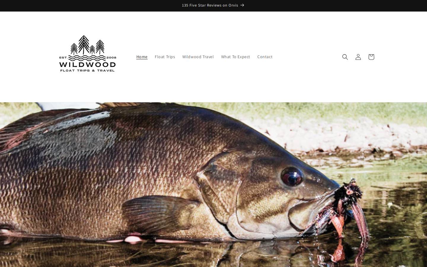 wildwoodfloattrips.com homepage screenshot