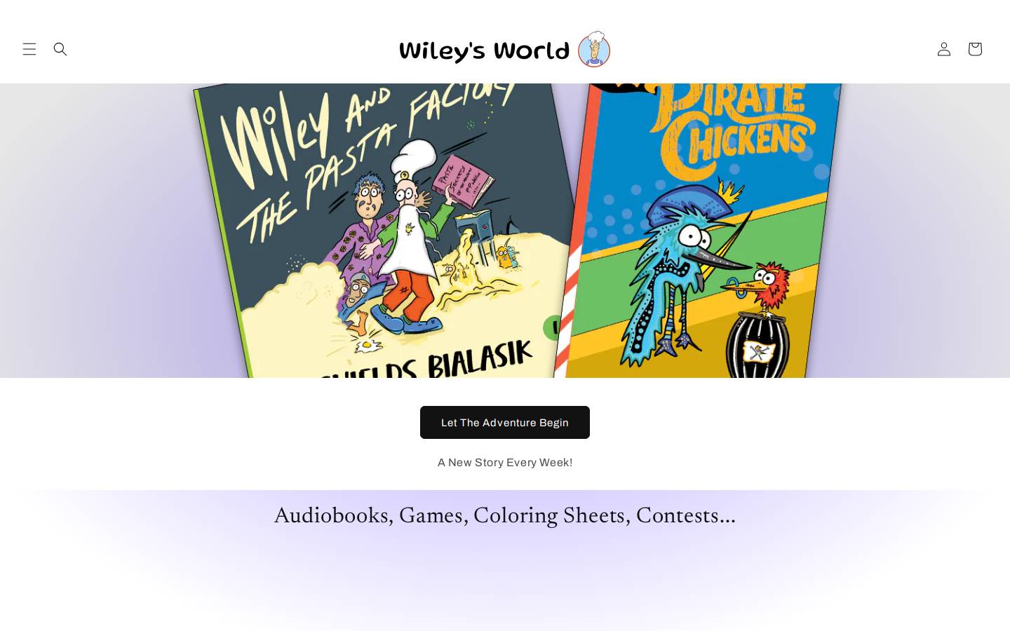wileys.world homepage screenshot