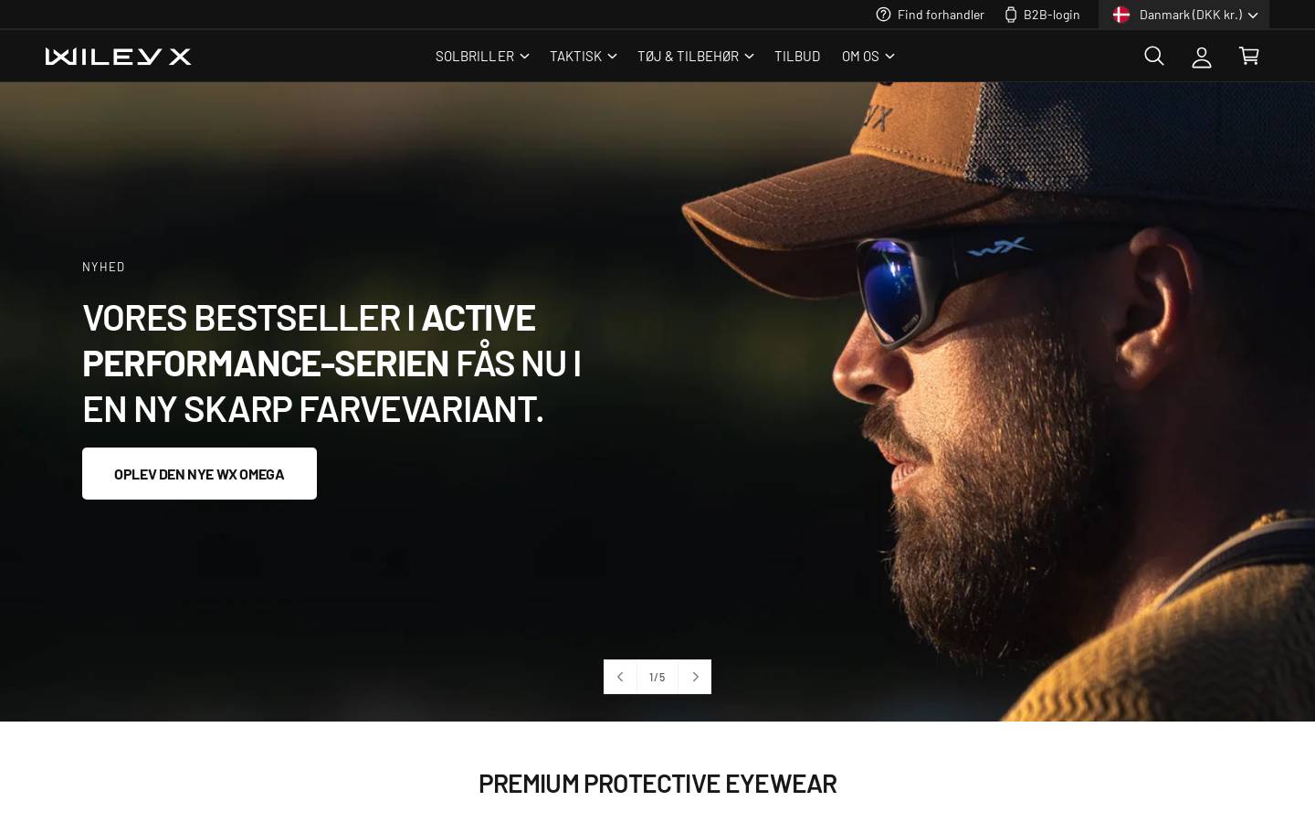 Wileyx homepage screenshot