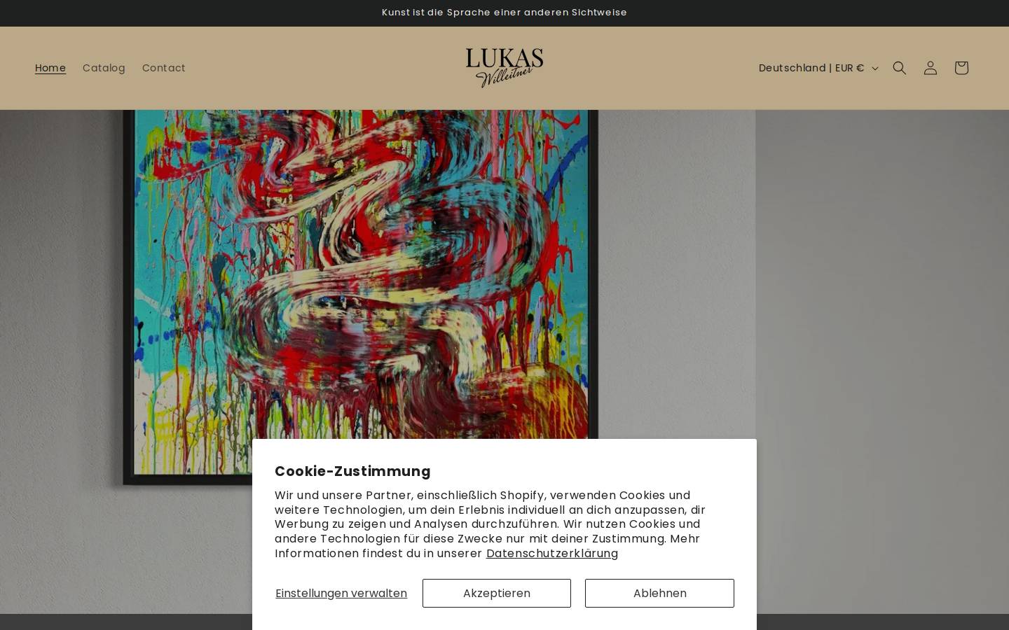 willeitnerartworks.com homepage screenshot