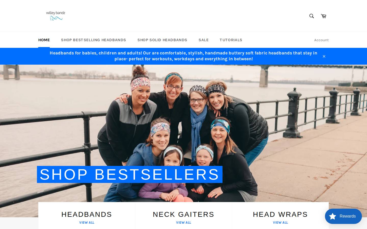willeybandz.com homepage screenshot