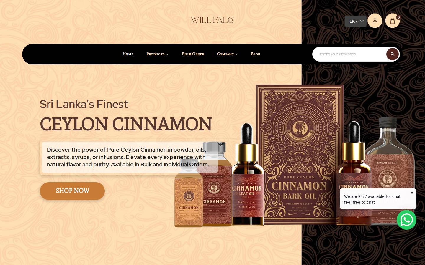 willfalco.com homepage screenshot