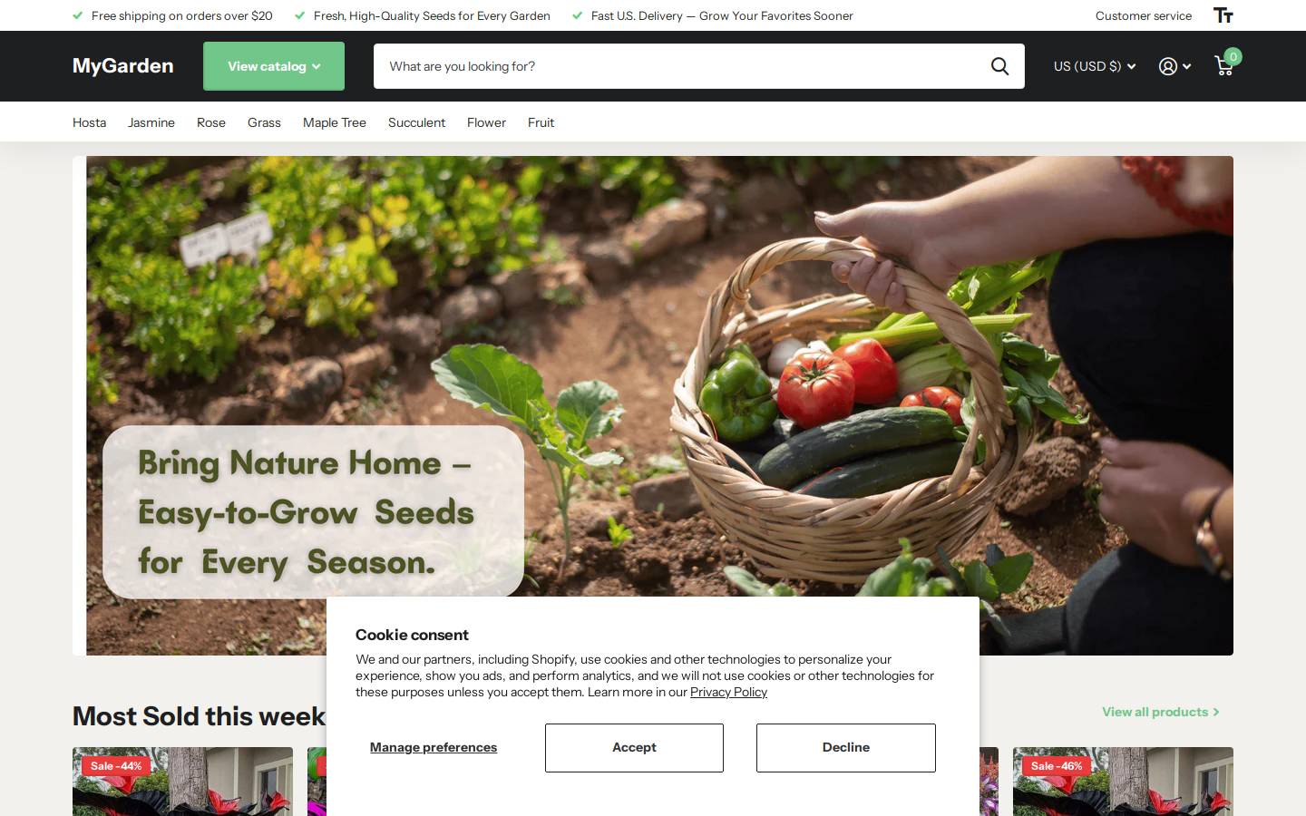 williamgarden.com homepage screenshot