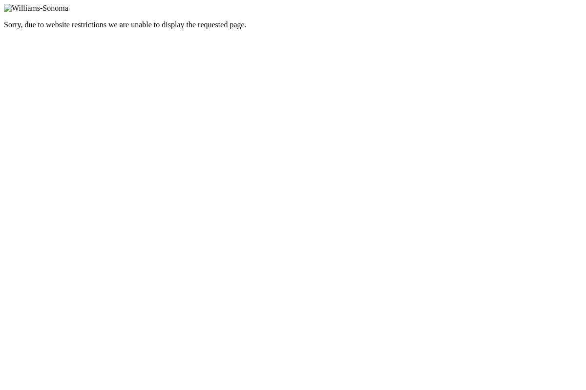 williams-sonoma.com homepage screenshot