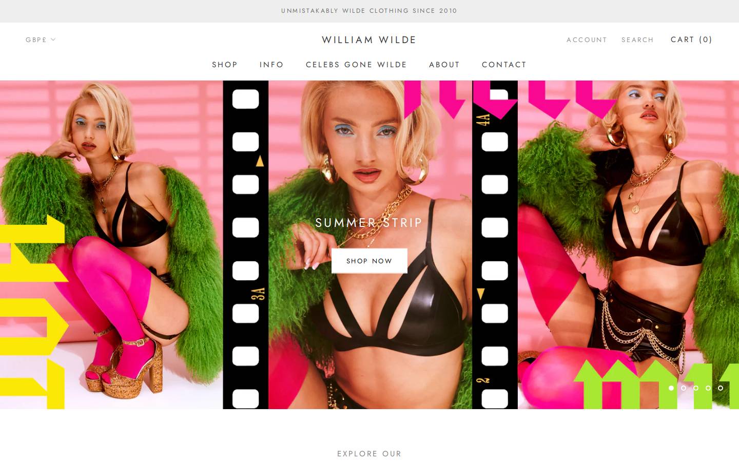 williamwilde.com homepage screenshot
