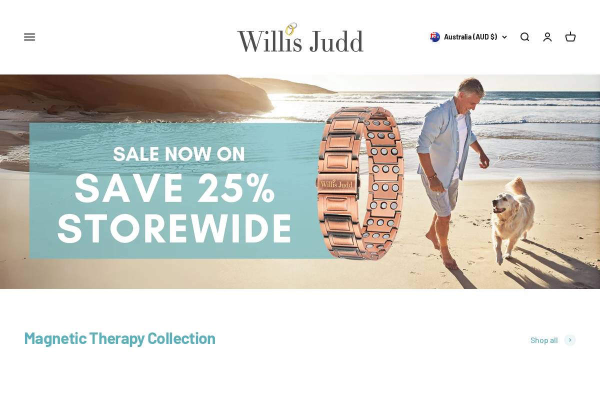 willisjudd.com.au homepage screenshot