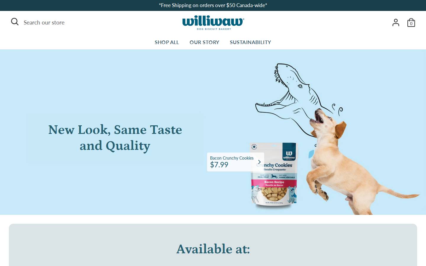williwawtreats.ca homepage screenshot