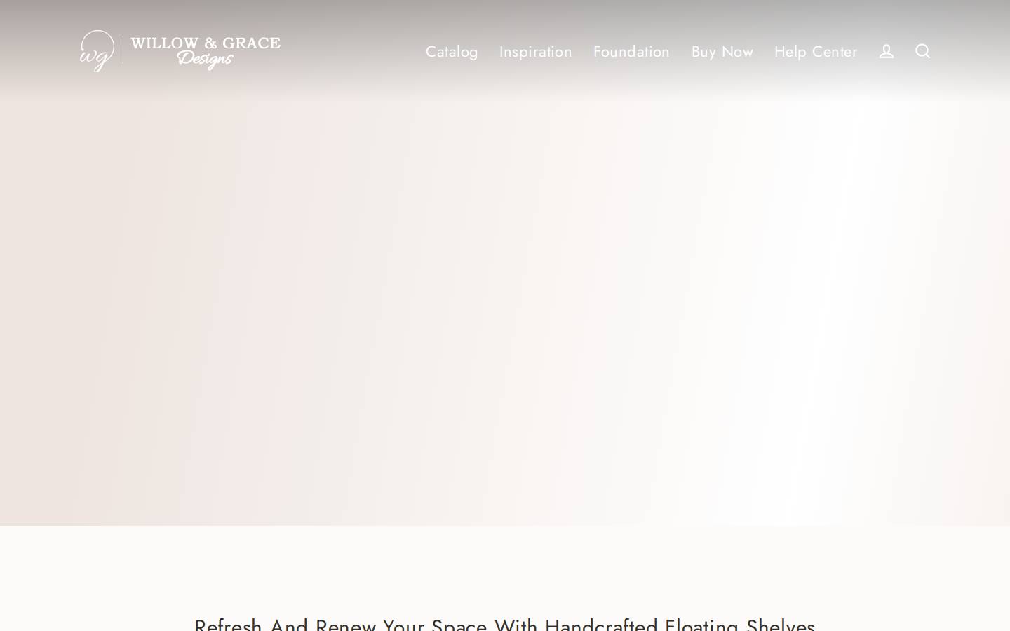 willowandgracedesigns.com homepage screenshot