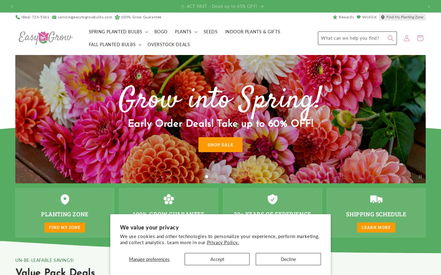 willowcreekgardens.com homepage screenshot
