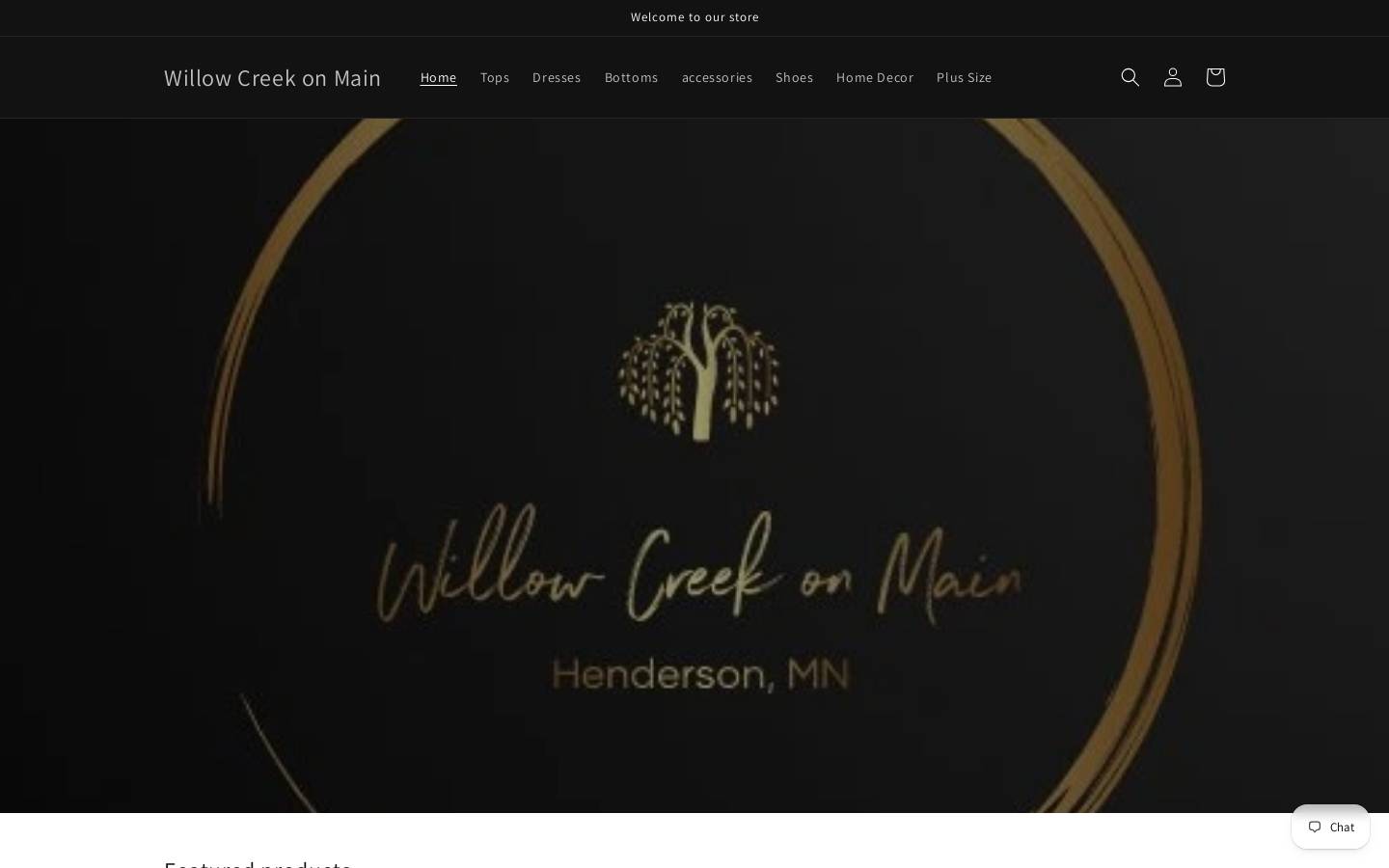 willowcreekonmain.com homepage screenshot