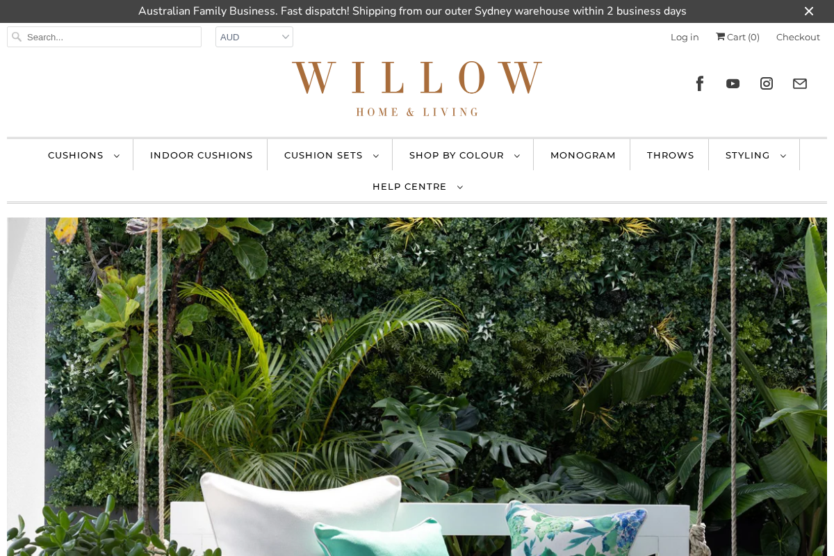 willowhomeliving.com.au homepage screenshot
