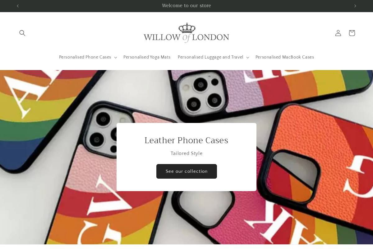 Willowoflondon homepage screenshot