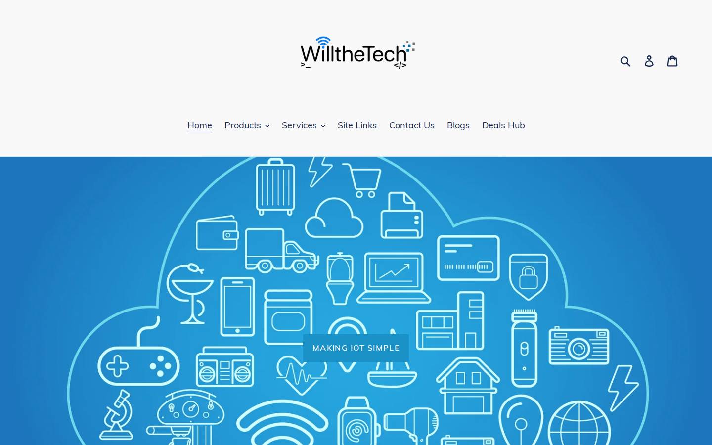 willthetech.com homepage screenshot