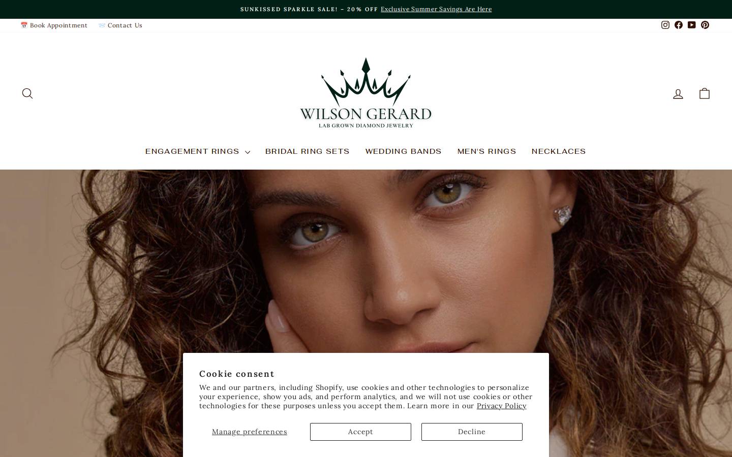 wilsongerard.com homepage screenshot