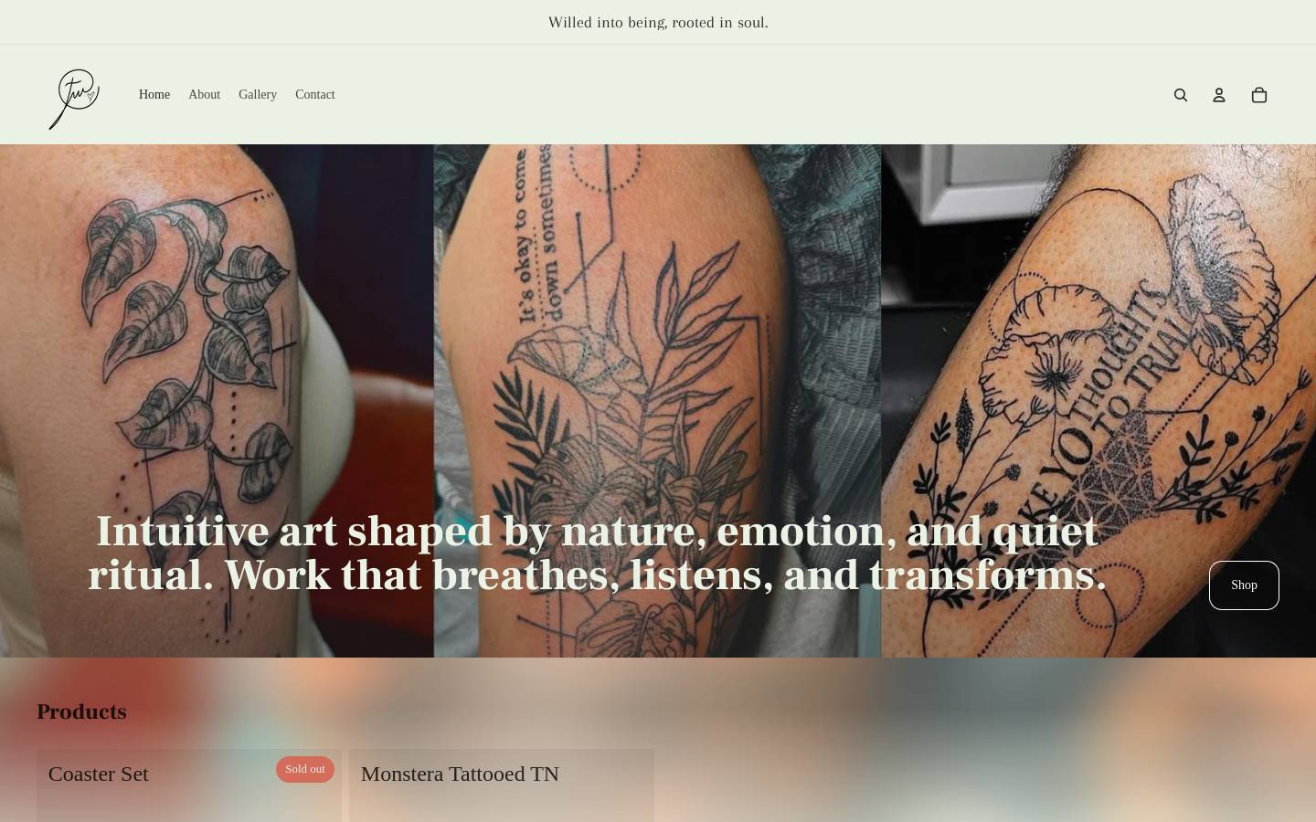 wilsontiaart.com homepage screenshot