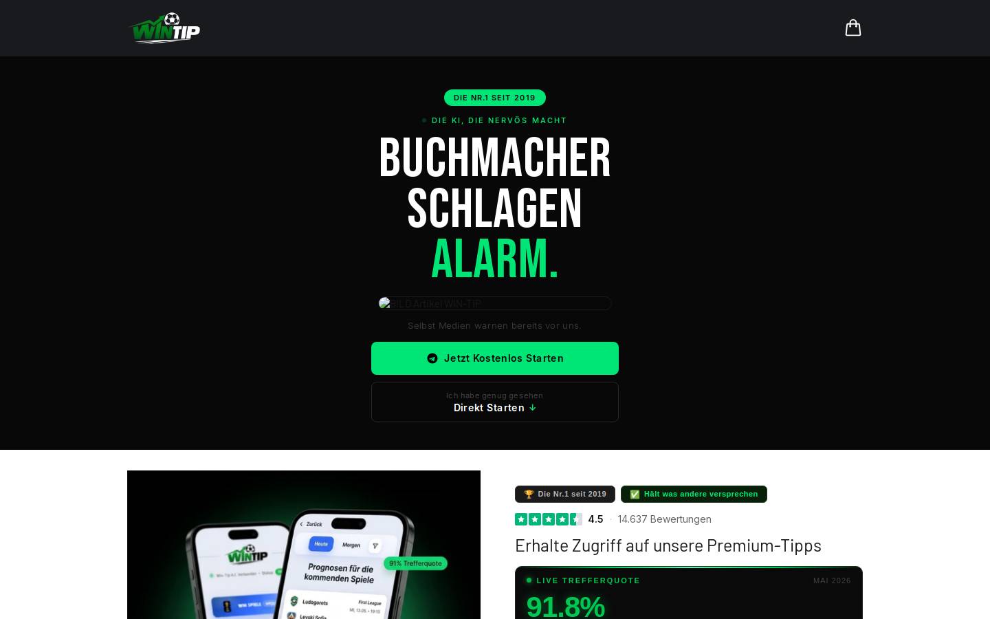 win-tip.com homepage screenshot