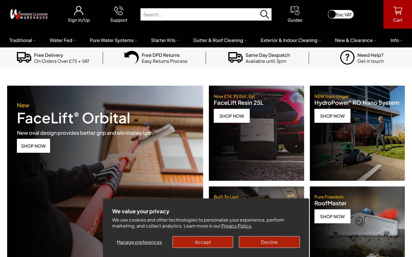 windowcleaning.shop homepage screenshot