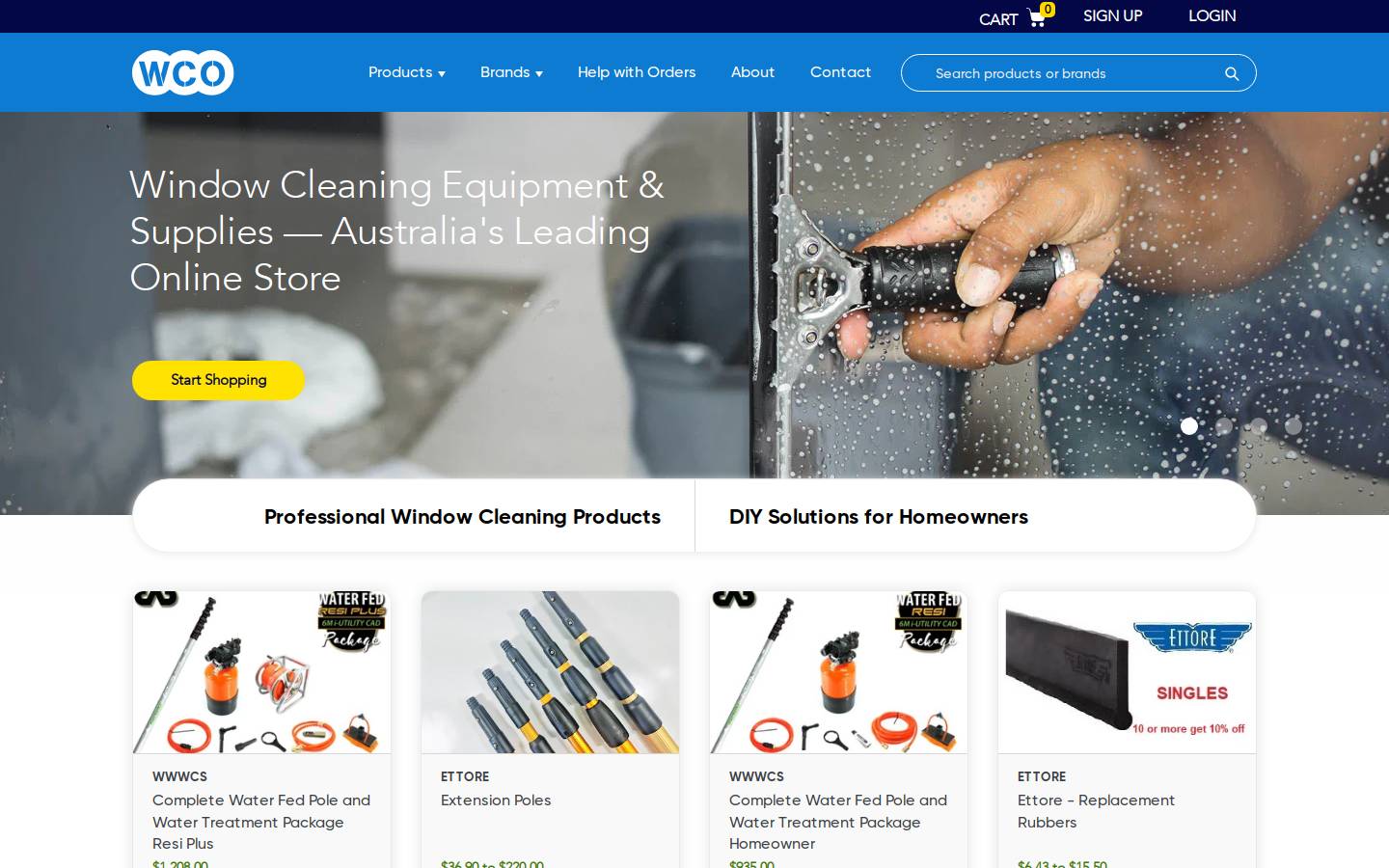 windowcleaningonline.com.au homepage screenshot