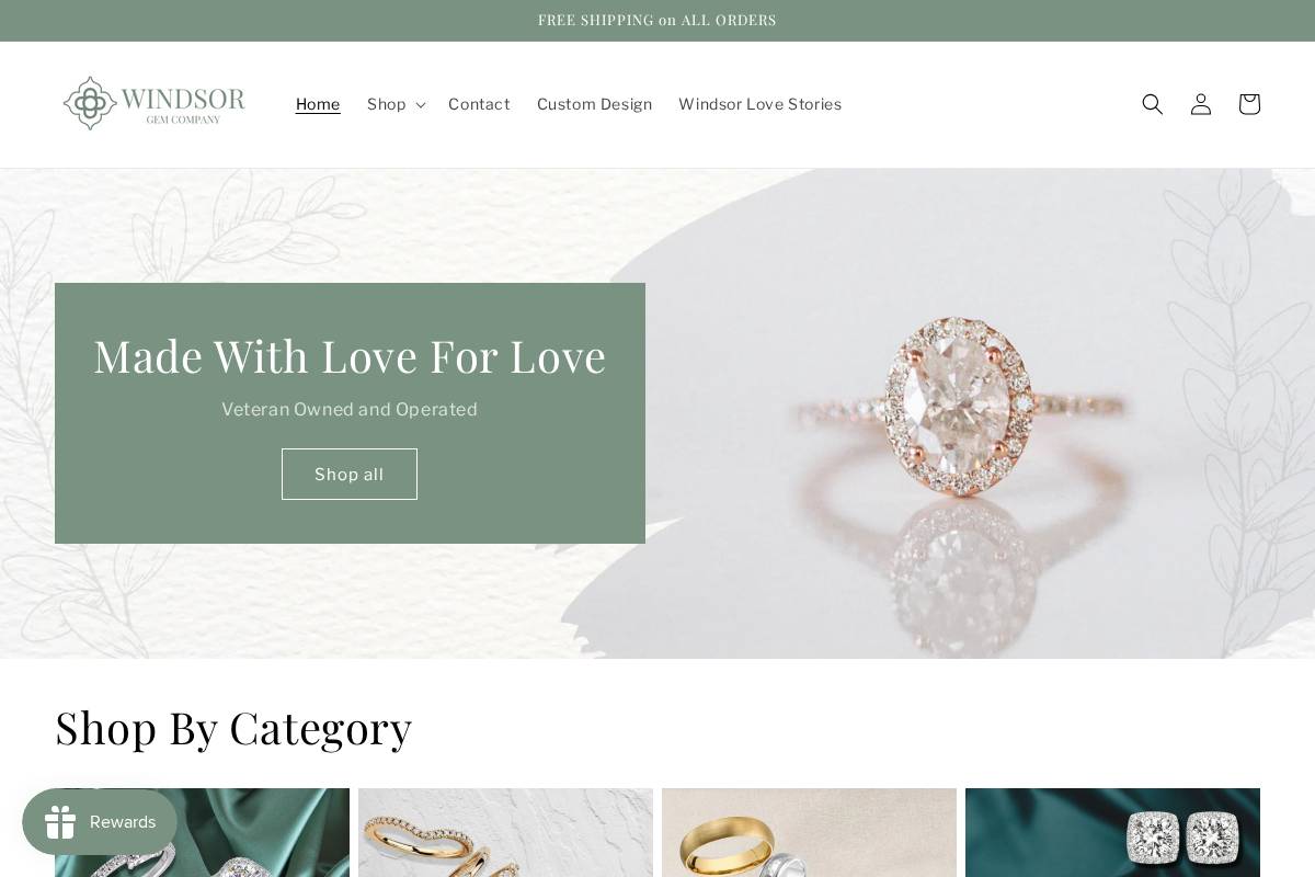 windsorgemco.com homepage screenshot