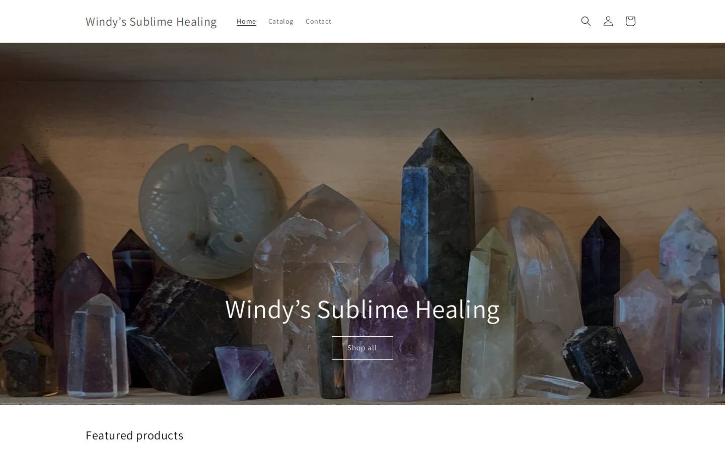windyssublimehealing.com homepage screenshot