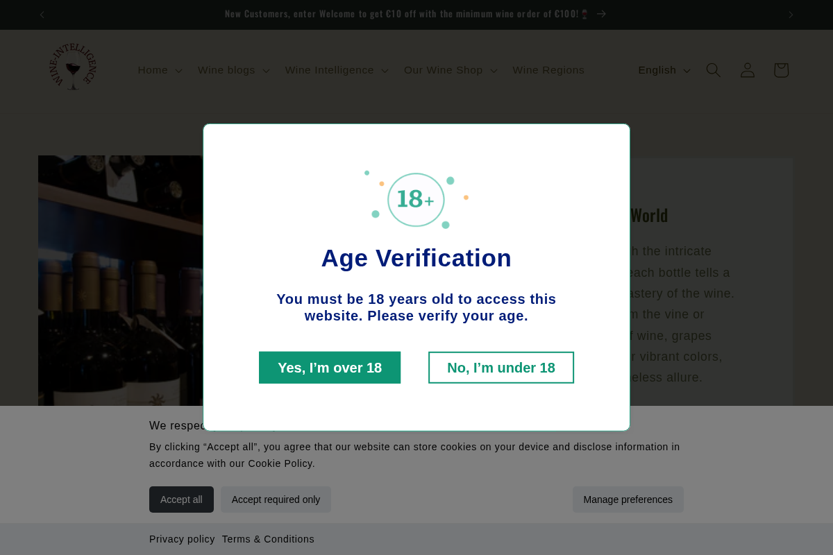 Wine-Intelligence homepage screenshot