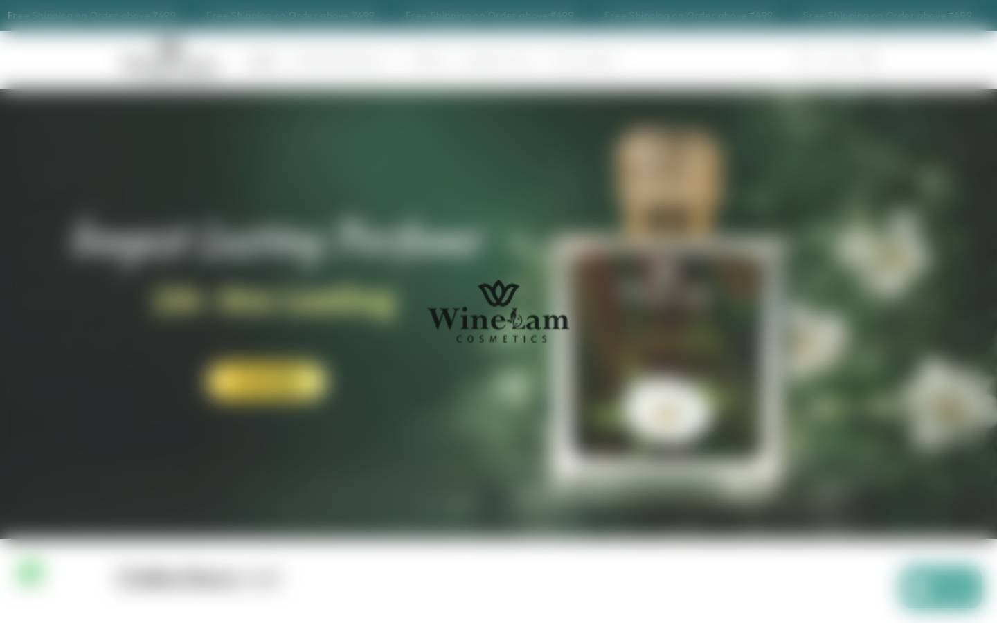 winelam.com homepage screenshot